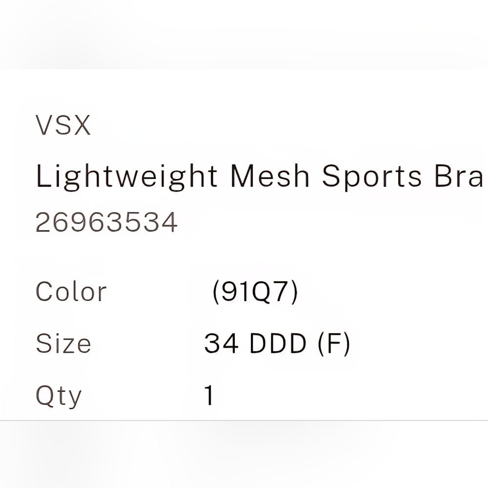 Victoria's Secret Dusty Pink Sports Bra - Picture 5 of 5